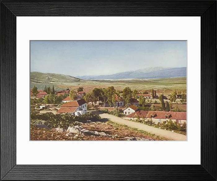 Framed Print : Rosh Pina, Lake Huleh and Mount Hermon, Israel Framed Print : Rosh Pina, Lake Huleh and Mount Hermon, Israel