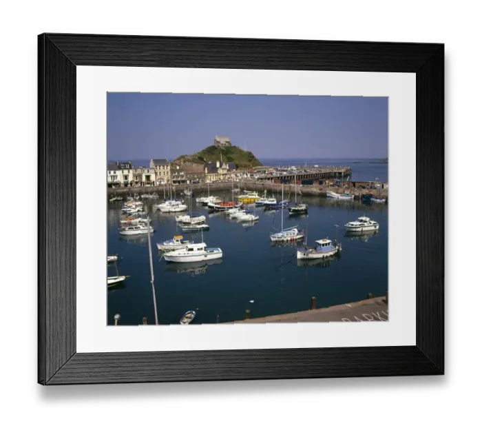 Framed Print : View of the harbour, Ilfracombe, Devon Framed Print : View of the harbour, Ilfracombe, Devon