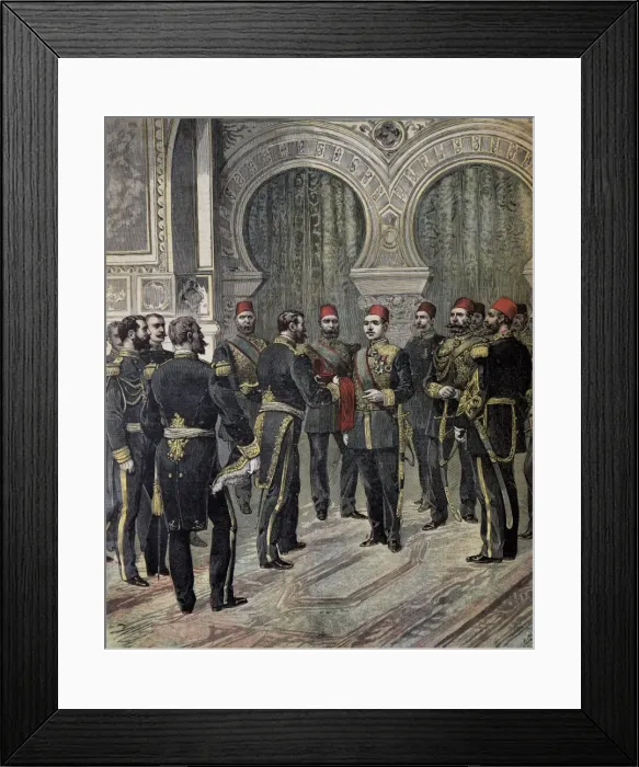 Framed Print : Abbas II Hilmi. Viceroy of Egypt, 1892 Framed Print : Abbas II Hilmi. Viceroy of Egypt, 1892