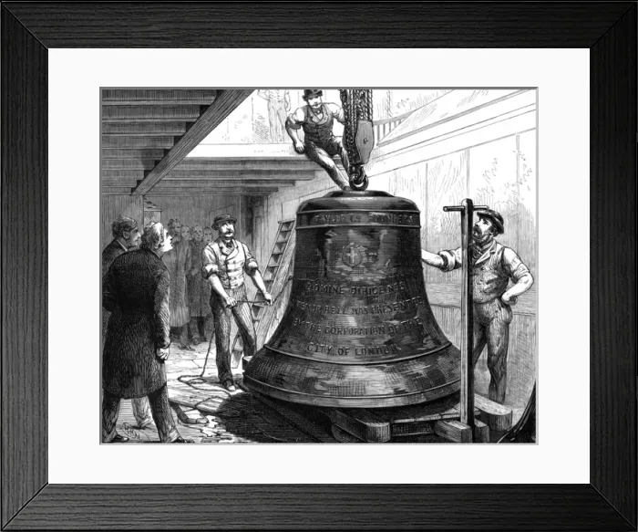 Framed Print : Tenor bell for St. Pauls, 1878 Framed Print : Tenor bell for St. Pauls, 1878