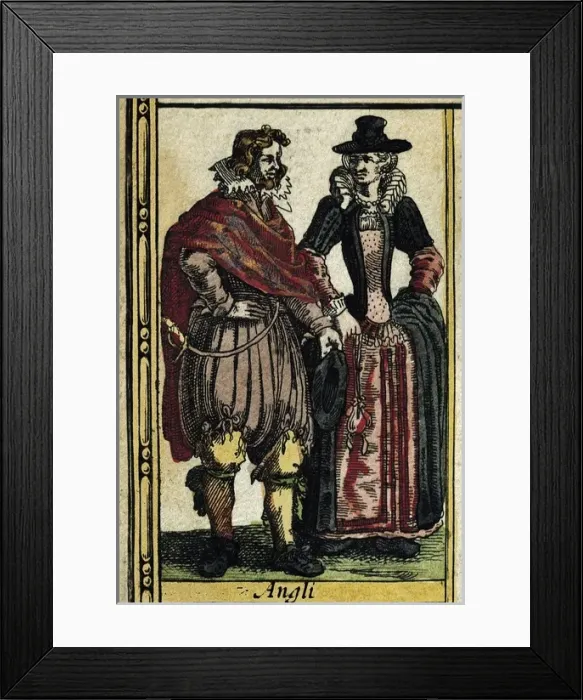 Framed Print : Atlas Novus. Europe. English People, 17th c Framed Print : Atlas Novus. Europe. English People, 17th c