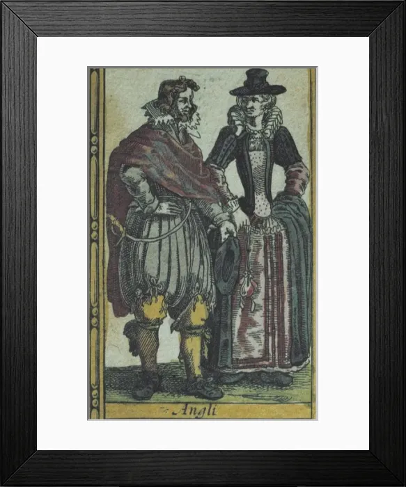 Framed Print : Atlas Novus. Europe. English People, 17th c Framed Print : Atlas Novus. Europe. English People, 17th c