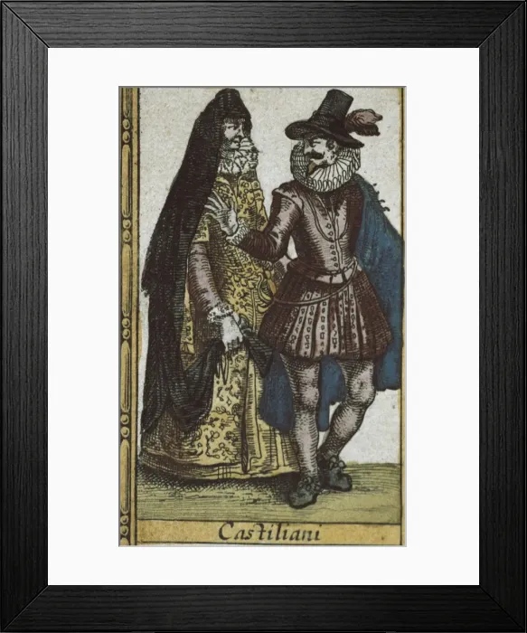 Framed Print : Atlas Novus. Europe. Castilian People, 17th c Framed Print : Atlas Novus. Europe. Castilian People, 17th c