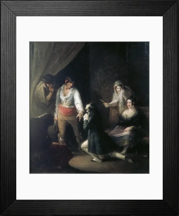 Framed Print : ALENZA Y NIETO, Leonardo. The Revenge Framed Print : ALENZA Y NIETO, Leonardo. The Revenge