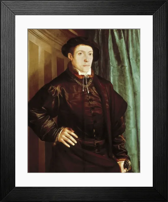 Framed Print : AMBERGER, Christoph. Christoph Fugger Framed Print : AMBERGER, Christoph. Christoph Fugger