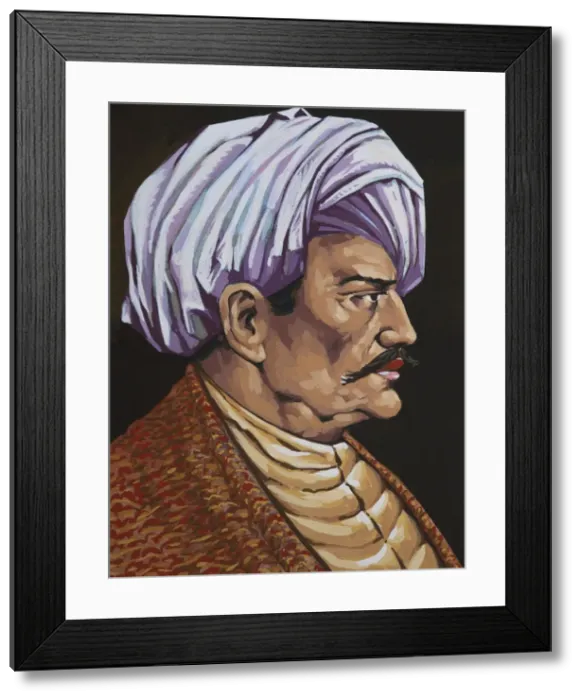 Framed Print : Andrea Buonaioto. Averroes