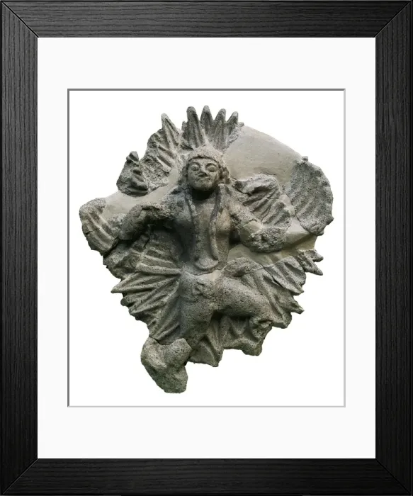 Framed Print : Antefix. Etruscan art Framed Print : Antefix. Etruscan art