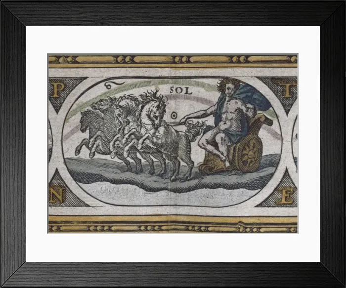 Framed Print : Atlas Novus, 17th c The Sun Framed Print : Atlas Novus, 17th c The Sun