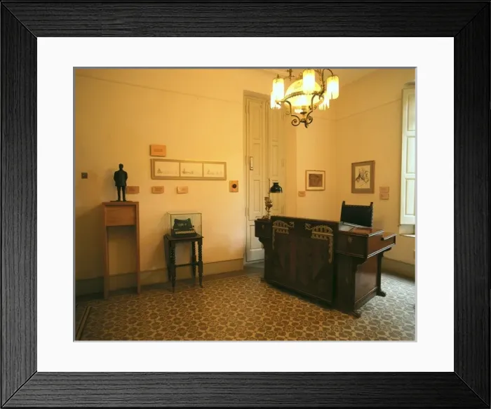 Framed Print : Barcelona. Gaudi House Museum. Studio of Gaud Framed Print : Barcelona. Gaudi House Museum. Studio of Gaud