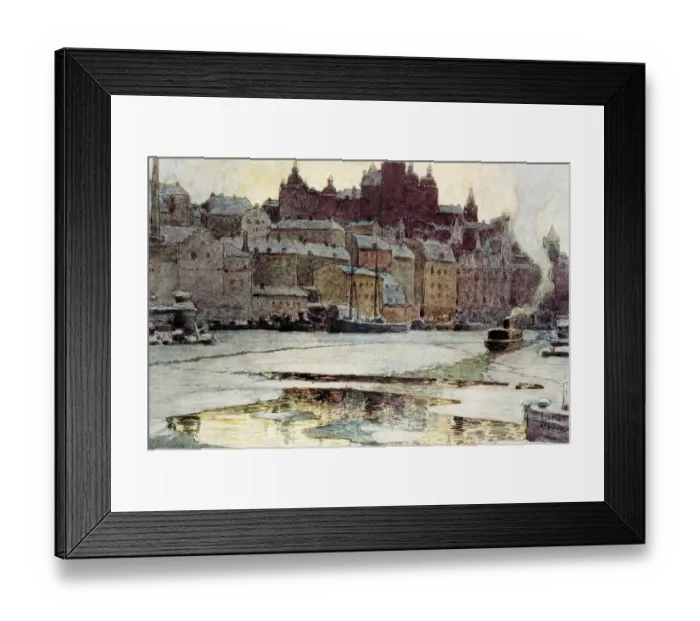 Framed Print : BOBERG, Ferdinand. S Framed Print : BOBERG, Ferdinand. S