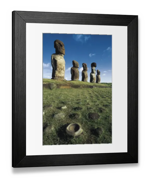 Framed Print : CHILE. VALPARAISO. Ahu Tongariki. Easter Island Framed Print : CHILE. VALPARAISO. Ahu Tongariki. Easter Island