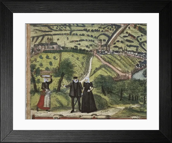 Framed Print : Civitatis Orbis Terrarum. London Framed Print : Civitatis Orbis Terrarum. London