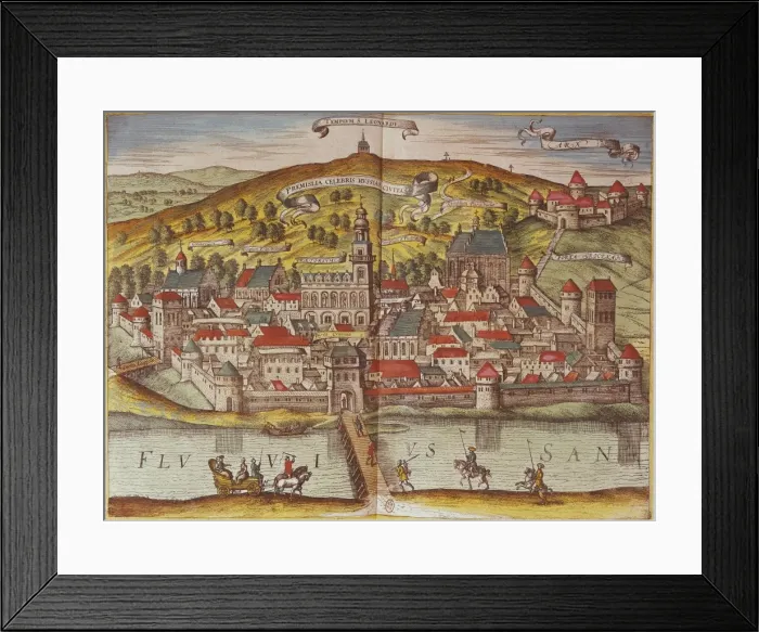 Framed Print : Civitatis Orbis Terrarum. Przemy?l Framed Print : Civitatis Orbis Terrarum. Przemy?l
