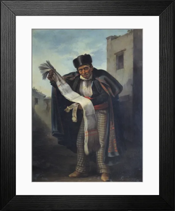 Framed Print : CORTES, Andr鳮The Lottery Vendor Framed Print : CORTES, Andr鳮The Lottery Vendor