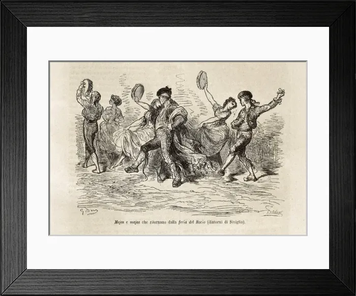 Framed Print : DORɬGustave. L Espagne Framed Print : DORɬGustave. L Espagne