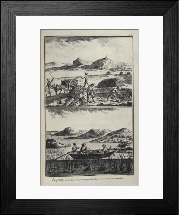 Framed Print : Encyclopedia. Forges Framed Print : Encyclopedia. Forges