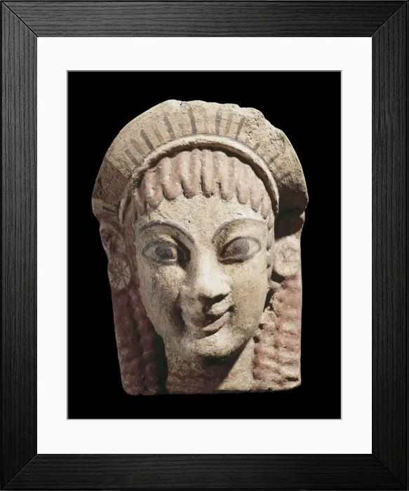 Framed Print : Etruscan antefix Framed Print : Etruscan antefix
