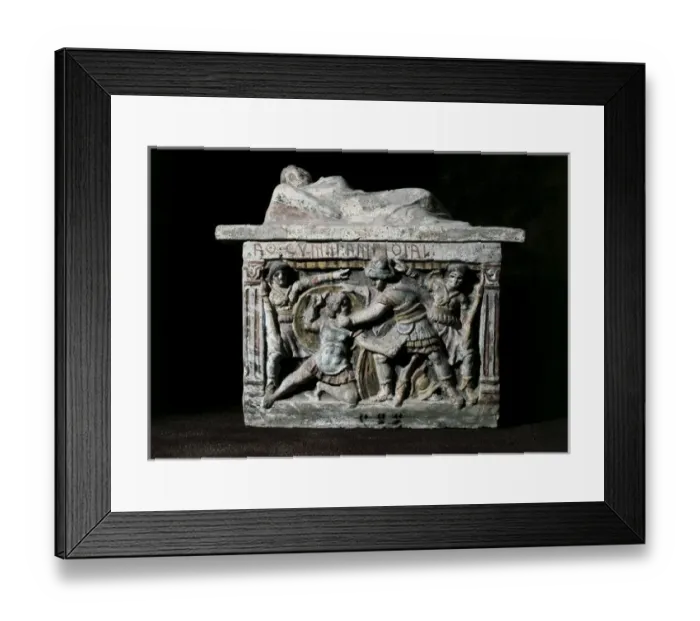 Framed Print : Etruscan urn Terracotta Framed Print : Etruscan urn Terracotta
