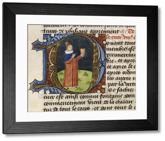 Framed Print : FIRENZE, Aldebrando da. Treaty of Medicine, 1356 Framed Print : FIRENZE, Aldebrando da. Treaty of Medicine, 1356