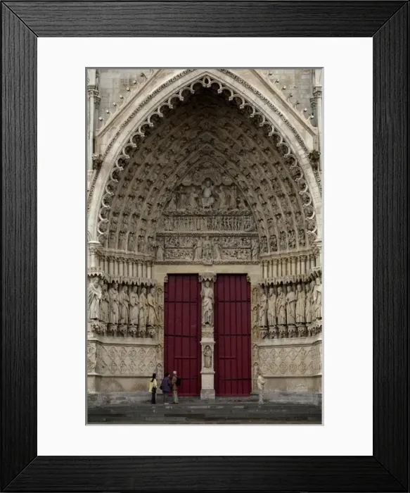 Framed Print : France. Amiens. Cathedral of Our Lady
