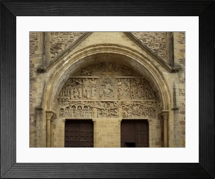 Framed Print : Francia. Conques. Sainte-Foy Abbey Framed Print : Francia. Conques. Sainte-Foy Abbey