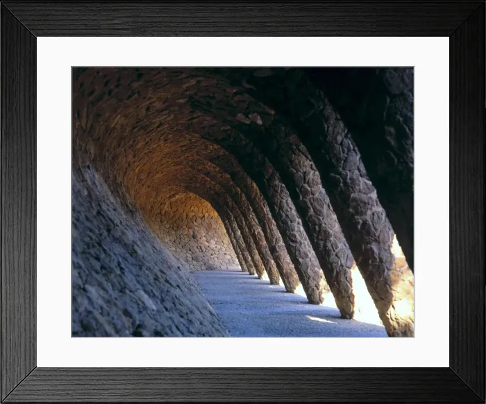 Framed Print : GAUDI, Antoni. Park G Framed Print : GAUDI, Antoni. Park G