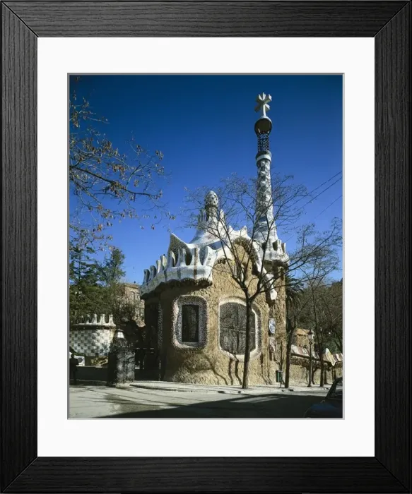 Framed Print : GAUDI, Antoni. Park G Framed Print : GAUDI, Antoni. Park G