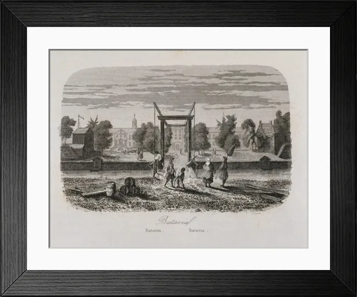 Framed Print : History of the Missions, 1863. Indonesia. View of Batavia Framed Print : History of the Missions, 1863. Indonesia. View of Batavia