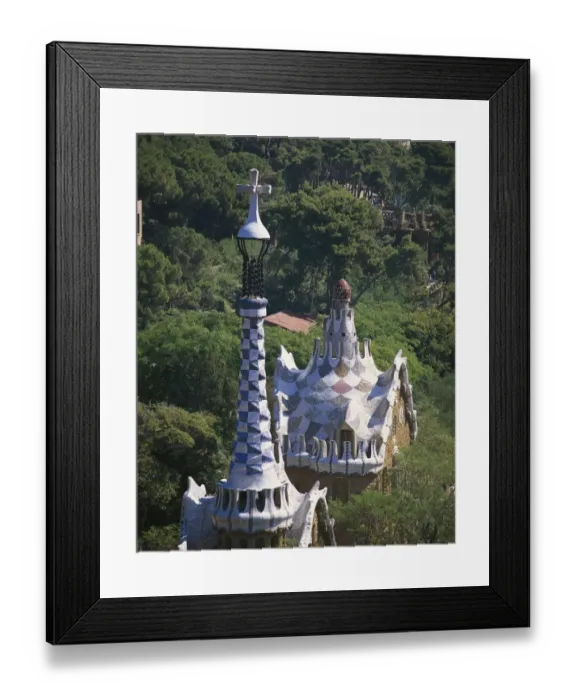 Framed Print : GAUDI, Antoni. Park G Framed Print : GAUDI, Antoni. Park G