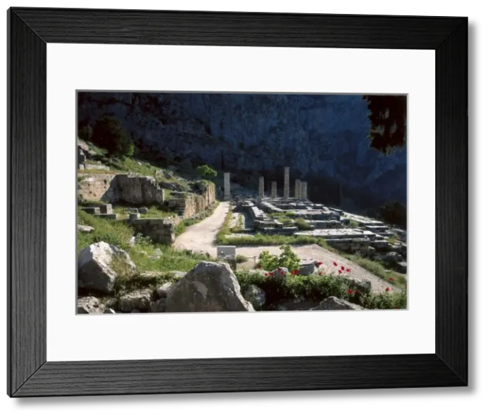 Framed Print : Greece. Delphi. Temple of Apollo Framed Print : Greece. Delphi. Temple of Apollo