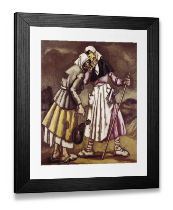 Framed Print : GUTIERREZ SOLANA, Jos鮠Masks Framed Print : GUTIERREZ SOLANA, Jos鮠Masks