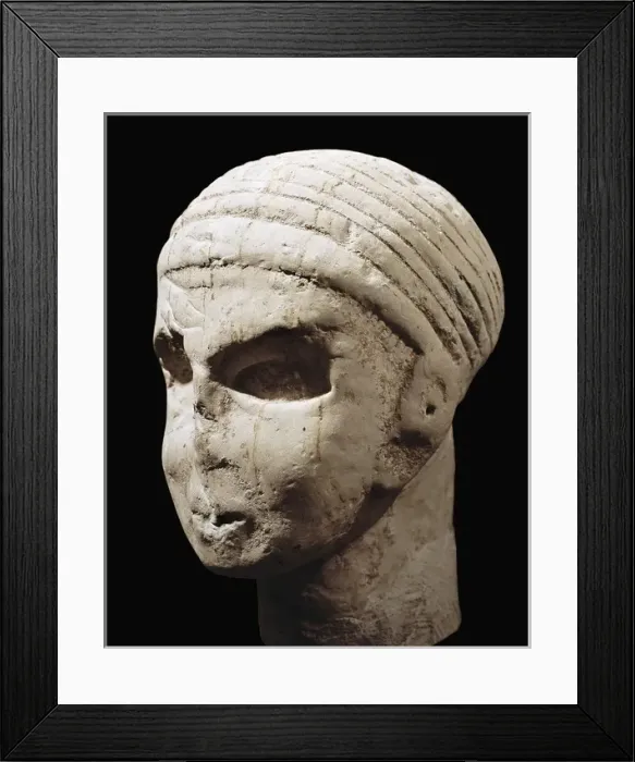 Framed Print : Head. Iron Age Framed Print : Head. Iron Age