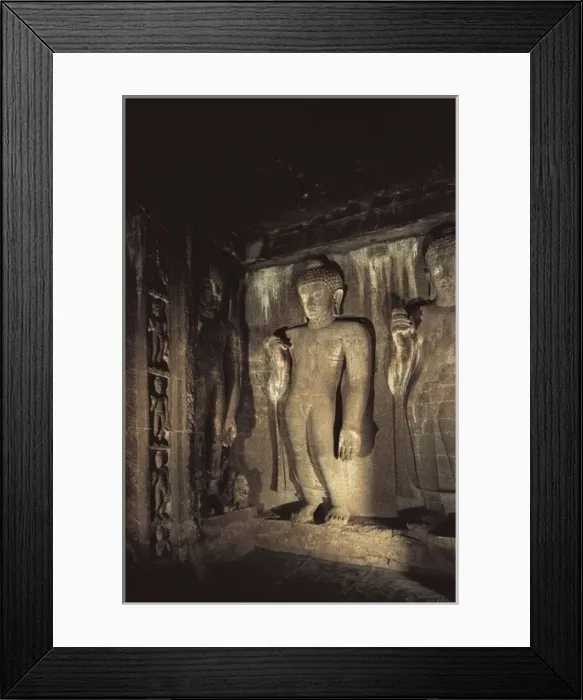 Framed Print : India. Caves of Ajanta. Buddha Framed Print : India. Caves of Ajanta. Buddha