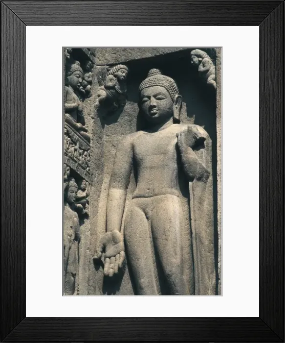 Framed Print : India. Caves of Ajanta. Buddha Framed Print : India. Caves of Ajanta. Buddha