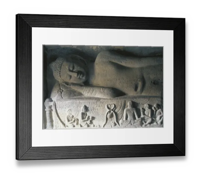 Framed Print : India. Caves of Ajanta. Buddha Framed Print : India. Caves of Ajanta. Buddha