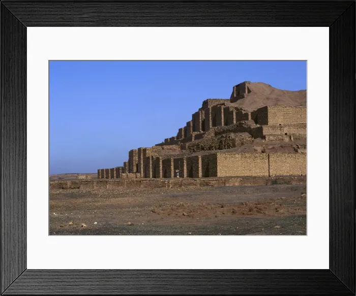 Framed Print : Iran. Tchogha Zanbil. Ziggurat Framed Print : Iran. Tchogha Zanbil. Ziggurat