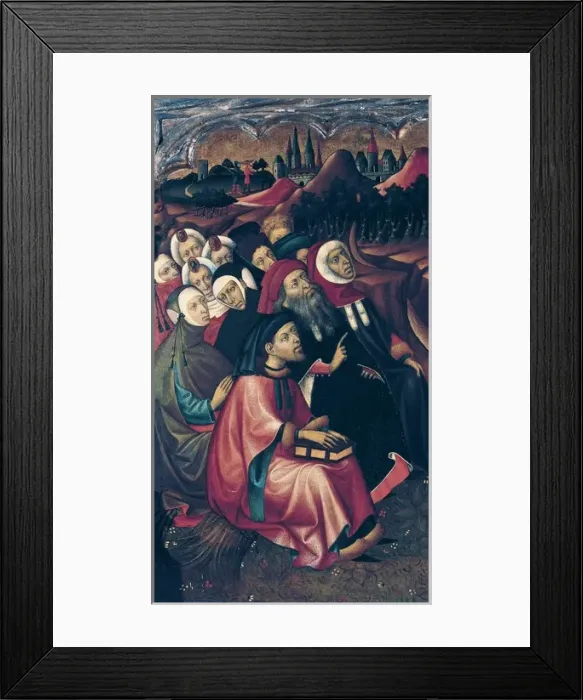 Framed Print : MARTORELL, Bernardo. Altarpiece of the Sts John Framed Print : MARTORELL, Bernardo. Altarpiece of the Sts John
