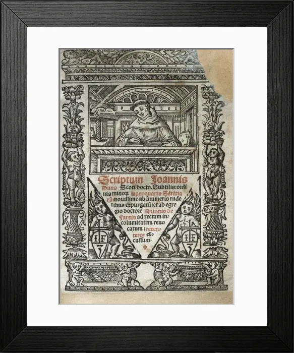 Framed Print : John Duns Scotus Framed Print : John Duns Scotus