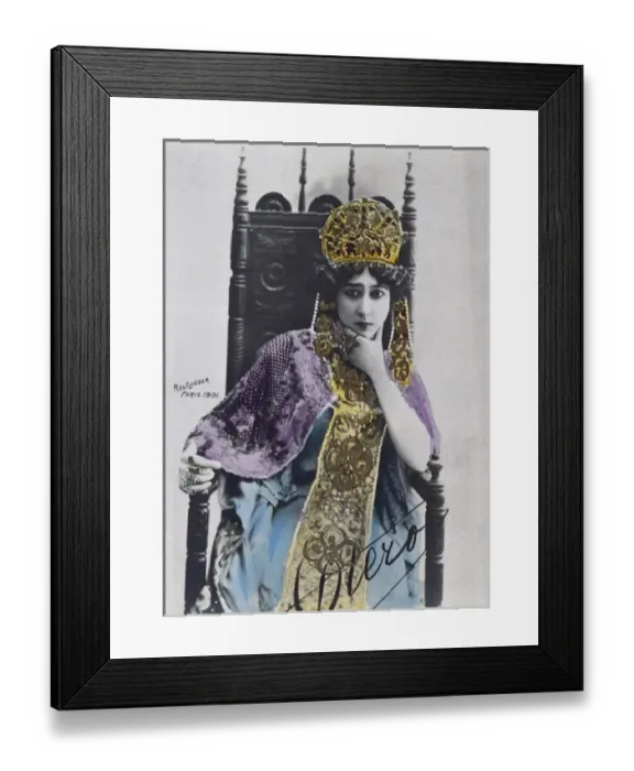 Framed Print : La Bella Otero Framed Print : La Bella Otero