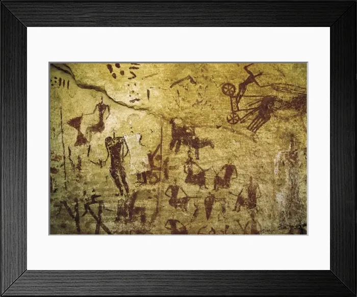 Framed Print : Libya. Tadrart Acacus. Archaeology Framed Print : Libya. Tadrart Acacus. Archaeology