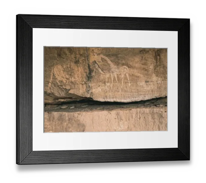 Framed Print : Libya. Tadrart Acacus. Archaeology Framed Print : Libya. Tadrart Acacus. Archaeology