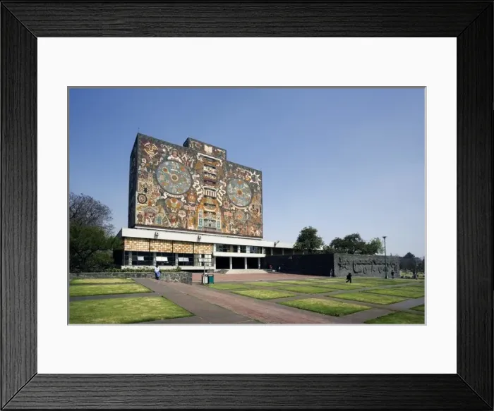 Framed Print : Mexico City. Autonomous University Framed Print : Mexico City. Autonomous University