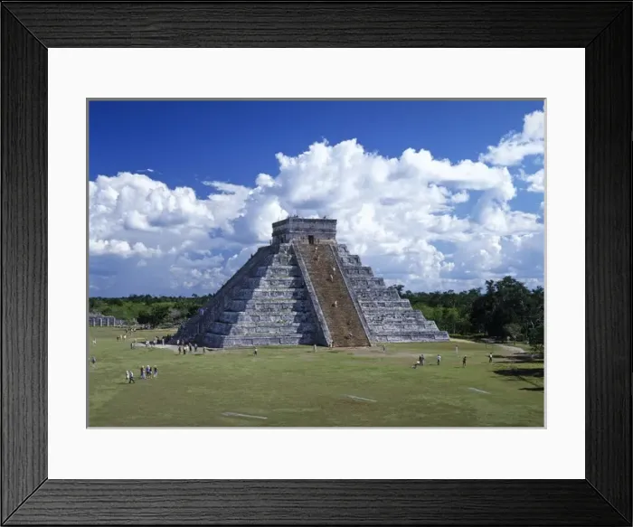 Framed Print : Mexico. Chichen Itza. Pyramid of Kukulcan Framed Print : Mexico. Chichen Itza. Pyramid of Kukulcan
