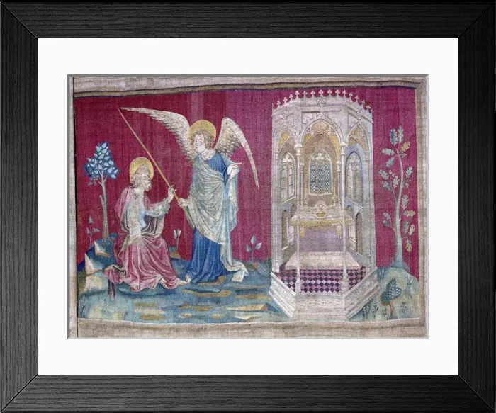 Framed Print : Measuring of the Temple. Apocalypse of Angers Framed Print : Measuring of the Temple. Apocalypse of Angers