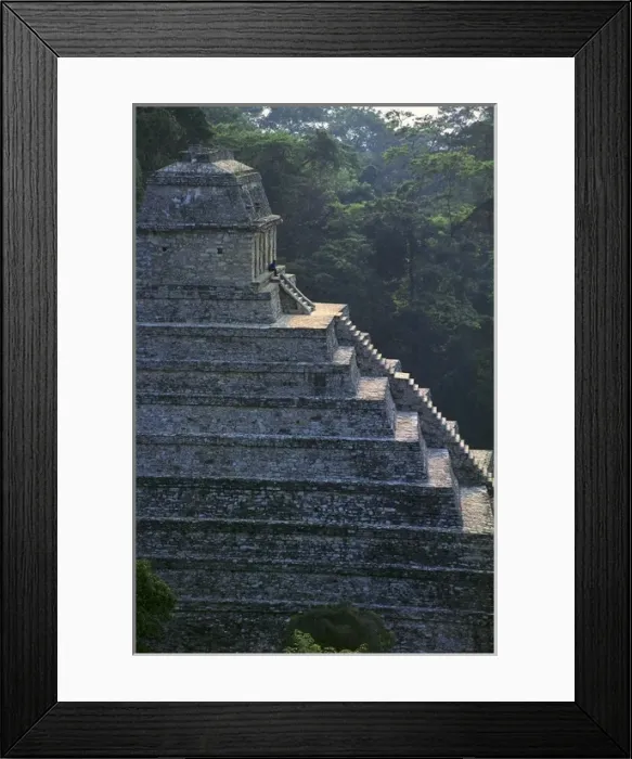 Framed Print : Mexico. Palenque. Temple of the Inscriptions