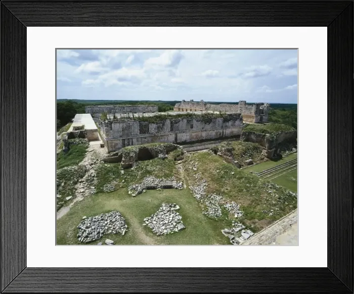 Framed Print : Mexico. Uxmal. Maya city. Nunnery Quadrangle Framed Print : Mexico. Uxmal. Maya city. Nunnery Quadrangle