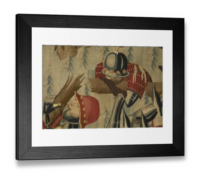 Framed Print : Pastrana Tapestries, 1471 c Disembarkation in Asilah Framed Print : Pastrana Tapestries, 1471 c Disembarkation in Asilah