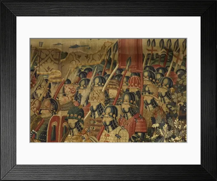 Framed Print : Pastrana Tapestries, 1471 c Taking of Tanger Framed Print : Pastrana Tapestries, 1471 c Taking of Tanger