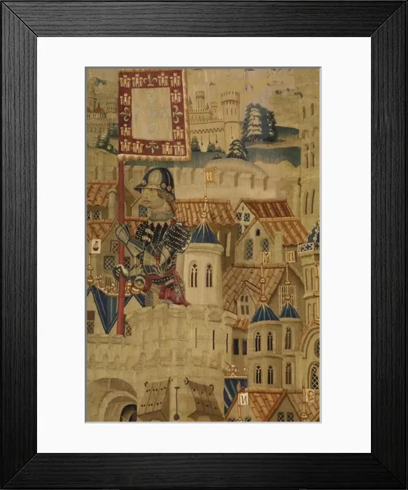 Framed Print : Pastrana Tapestries, 1471 c Taking of Tanger Framed Print : Pastrana Tapestries, 1471 c Taking of Tanger