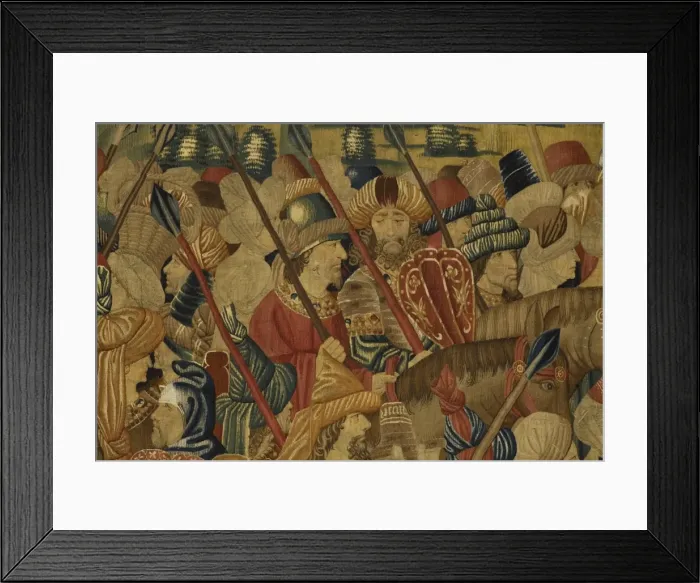 Framed Print : Pastrana Tapestries, 1471 c Taking of Tanger Framed Print : Pastrana Tapestries, 1471 c Taking of Tanger